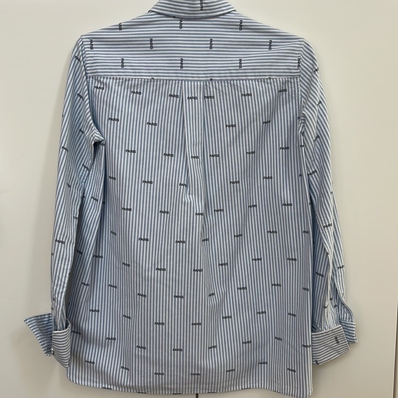 Maison Kitsune Paris Button Down Shirt 34 - Picture 5 of 9